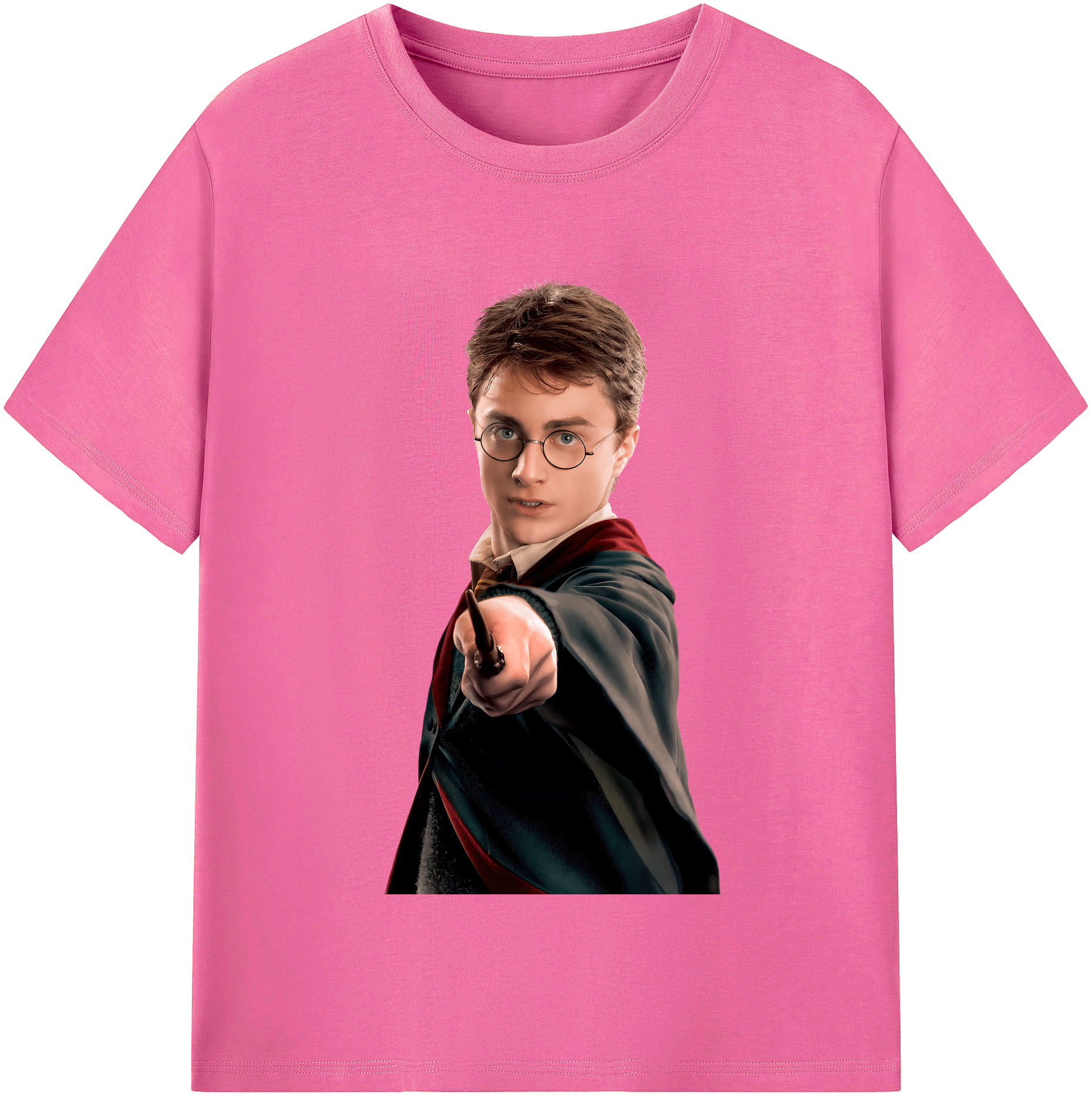 （画像用） Harry Potter ハリー・ポッターシリーズ レディースカジュアルプリントTシャツ（綿100％）